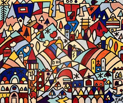 Veneto Region - a Paint Artowrk by FRANCESCO ARDIVEL